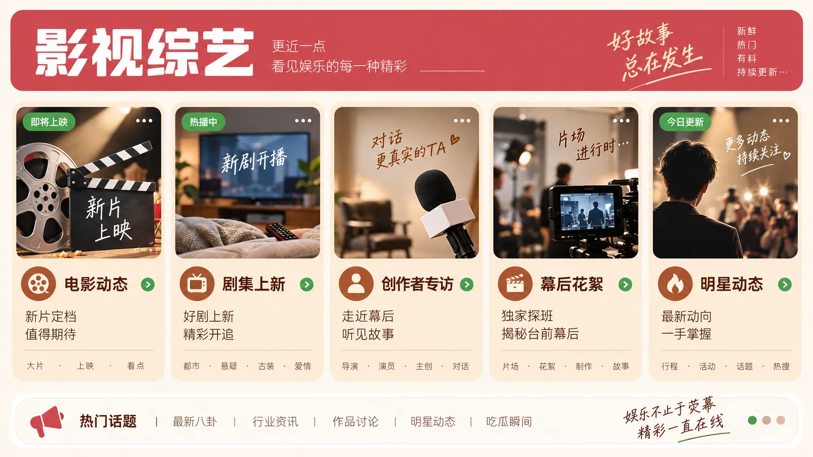 新剧角色海报释出，原著作者回应选角讨论本周热点画面